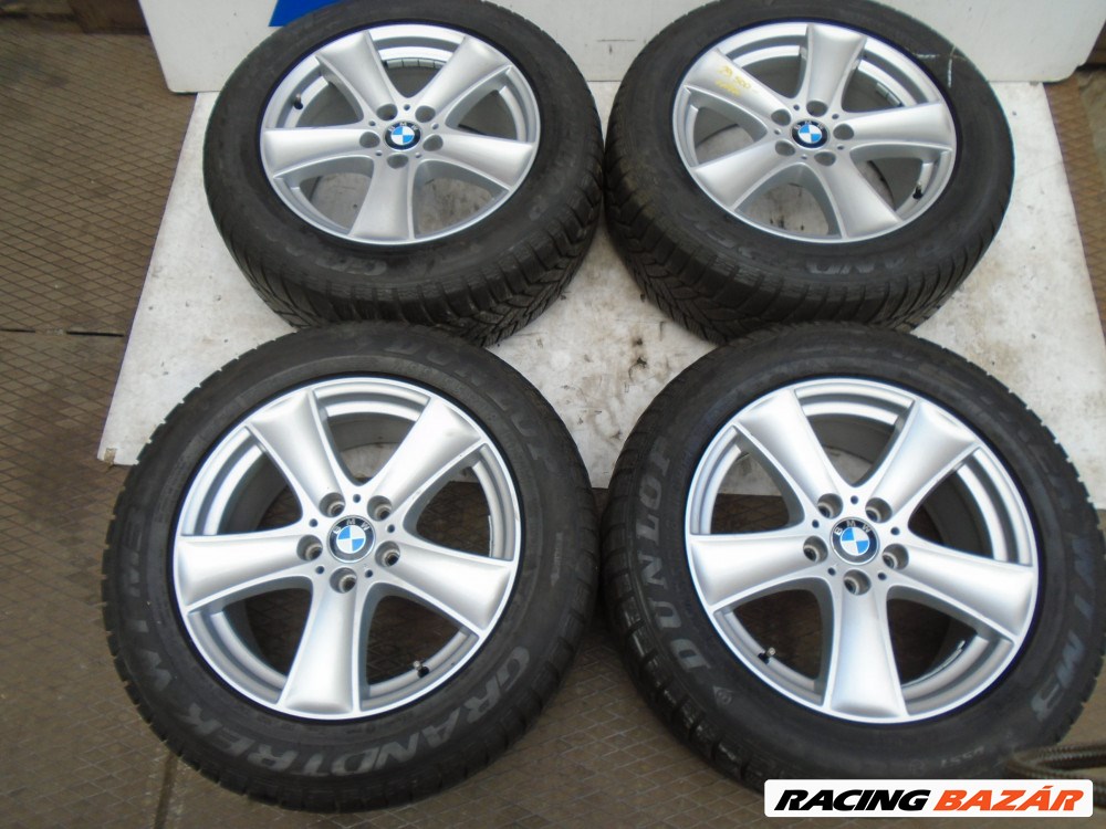 [GYÁRI HASZNÁLT] BMW - Alufelni szett téli gumival - Sternspeiche 209 - Dunlop - Grandtrek WT M3- 255/55R18 109H - X5 - E70 +LCI. 5mm - 3912 - 2. kép